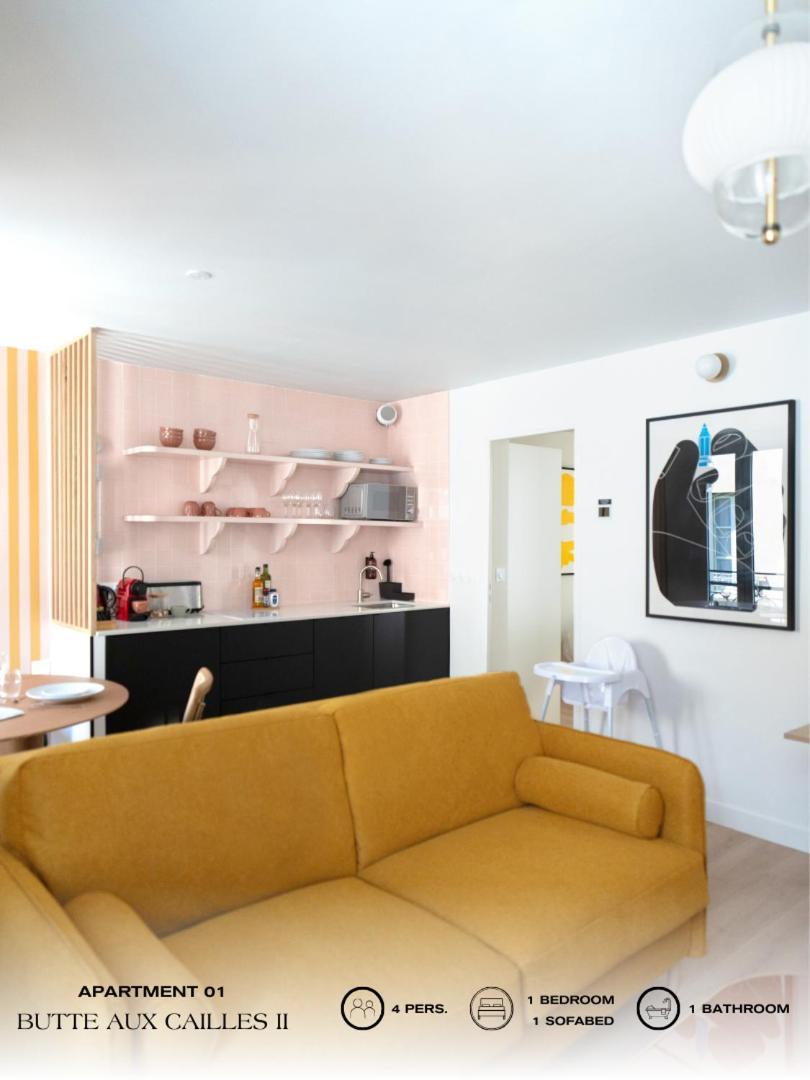 Beauquartier - Butte Aux Cailles II Apartman Párizs Kültér fotó