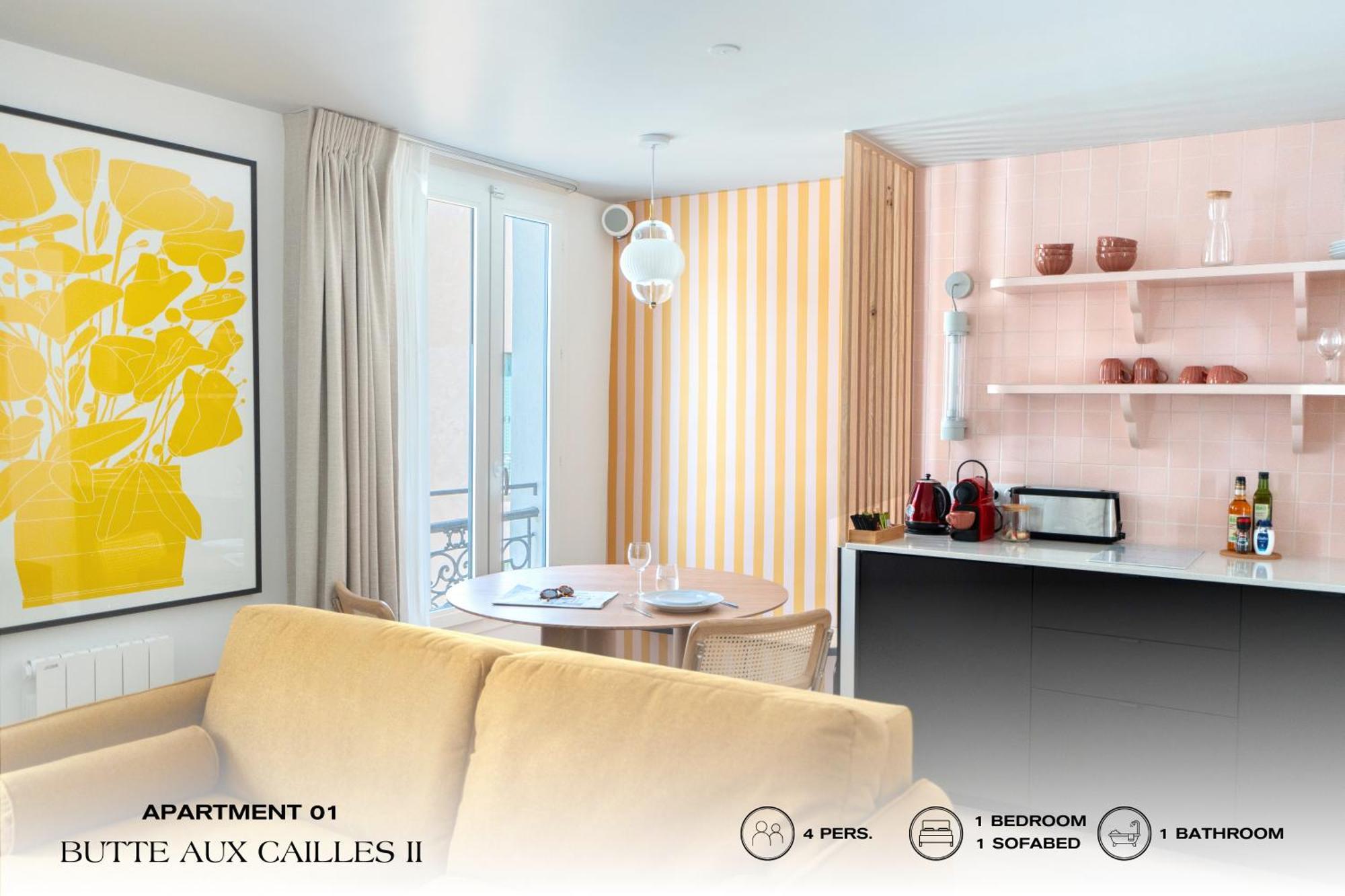 Beauquartier - Butte Aux Cailles II Apartman Párizs Kültér fotó