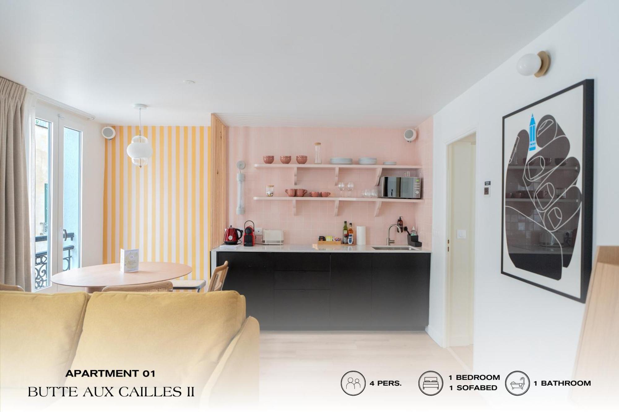 Beauquartier - Butte Aux Cailles II Apartman Párizs Kültér fotó